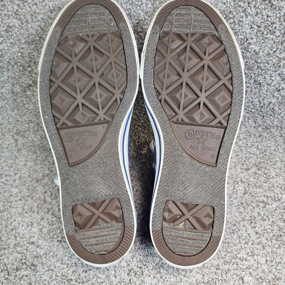 Converse CONS Chuck Taylor All Star High Top Blue Shoes Mens Size 8 Womens 10 - Picture 13 of 13